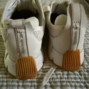 Reebok  Cream and Tan Sneakers